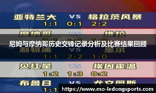 尼姆与摩纳哥历史交锋记录分析及比赛结果回顾